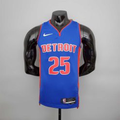 لباس آبی دیترویت پیستونز سیتی ادیشن ویژه 75 سالگی NBA