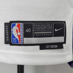 لباس سفید ساکرامنتو کینگز سیتی ادیشن ویژه 75 سالگی NBA - تصویر 7