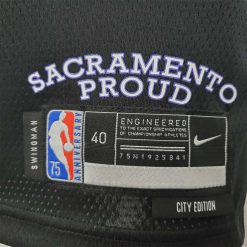 لباس مشکی ساکرامنتو کینگز سیتی ادیشن ویژه 75 سالگی NBA - تصویر 7