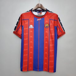 لباس کلاسیک بارسلونا ۱۹۹8-۱۹۹7 کیت اول