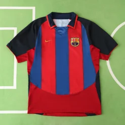 لباس کلاسیک بارسلونا 2004-2003 کیت اول