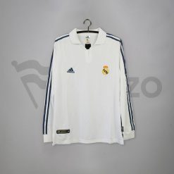لباس کلاسیک رئال مادرید 2002-2001 آستین بلند