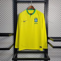 لباس اول برزیل جام جهانی ۲۰۲۲ آستین بلند