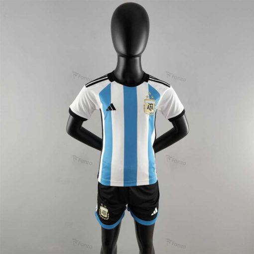 لباس بچه گانه آرژانتین جام جهانی 2022 کیت اول