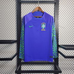 لباس دوم برزیل جام جهانی ۲۰۲۲ آستین بلند