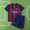 لباس کلاسیک بچه گانه بارسلونا 2015-2014 کیت اول