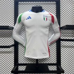 لباس دوم ایتالیا یورو 2024 آستین بلند ورژن بازیکن