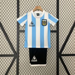 لباس کلاسیک بچه گانه آرژانتین جام جهانی 1986 کیت اول