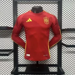 لباس اول اسپانیا یورو 2024 آستین بلند ورژن بازیکن (پلیری)