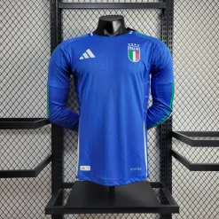  لباس اول ایتالیا یورو 2024 آستین بلند ورژن بازیکن (پلیری)
