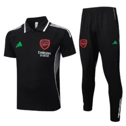 ست پولوشرت آرسنال 2026 مشکی