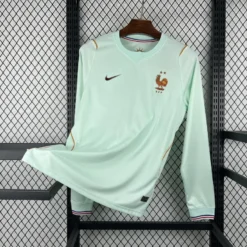 لباس دوم فرانسه جام جهانی 2026 آستین بلند ورژن هوادار