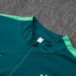 ست سویشرت نیم زیپ برزیل 2026 سبزآبی - تصویر 3